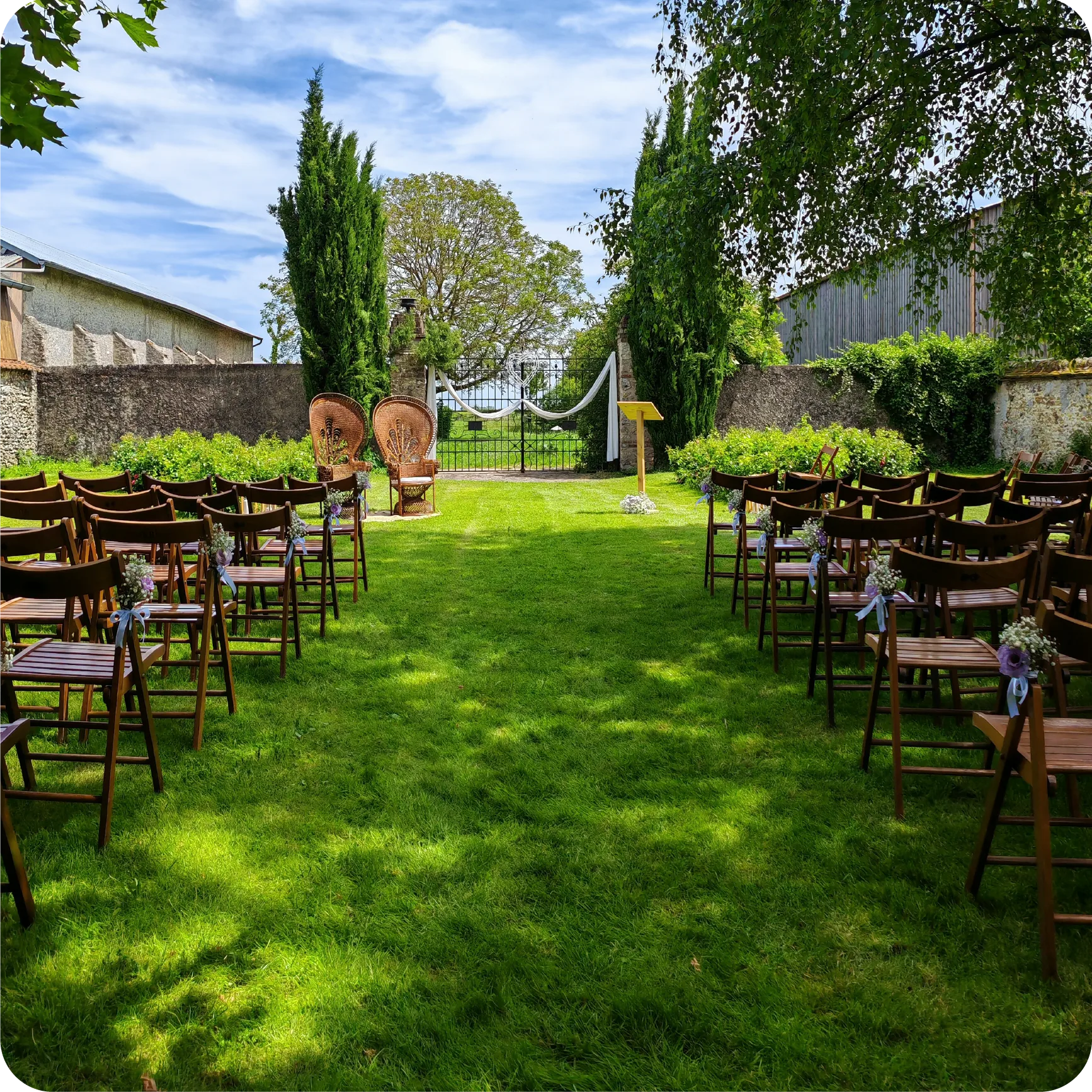 Jardin de l'Âne au Tambour - Jardin cérémonie mariage Essonne Chatignonville